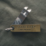 Snake Bite Keychain Bottle Opener - Field Green