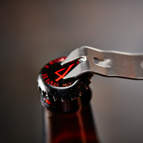 Snake Bite Keychain Bottle Opener - Brown