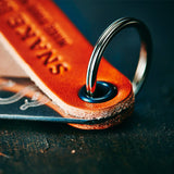 Snake Bite Keychain Bottle Opener - Brown