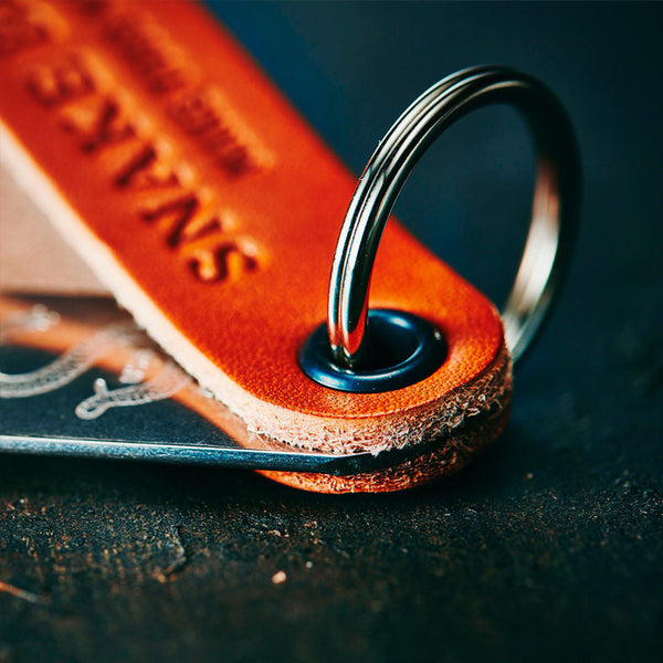 Snake Bite Keychain Bottle Opener - Brown