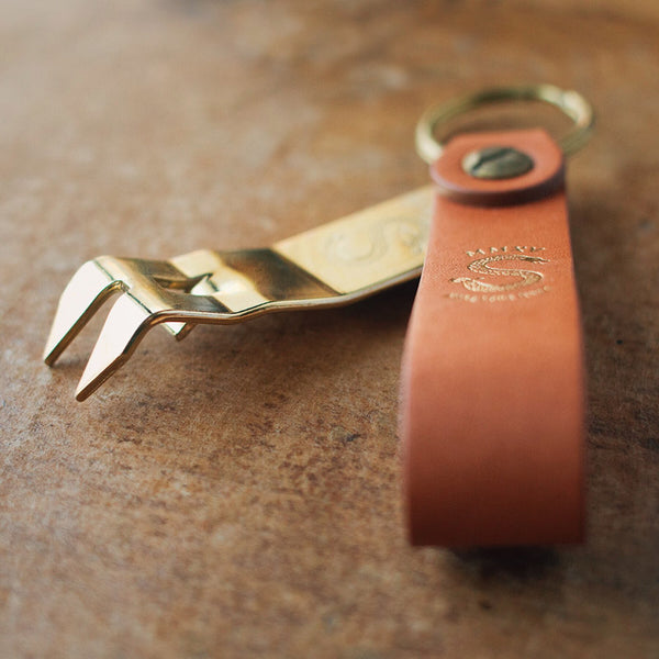 Anniversary Edition – Brass and Barley Snake Bite Keychain Bottle Opener