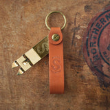 Anniversary Edition – Brass and Barley Snake Bite Keychain Bottle Opener