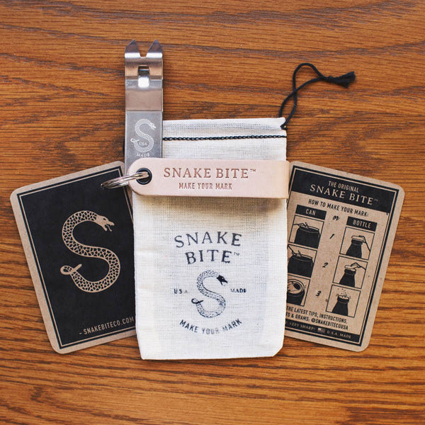 Bottle opener keychain gift (natural leather)