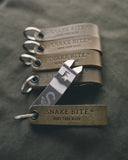 Snake Bite Keychain Bottle Opener - Field Green