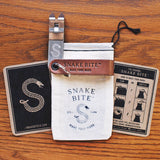 Snake Bite keychain gift (brown)