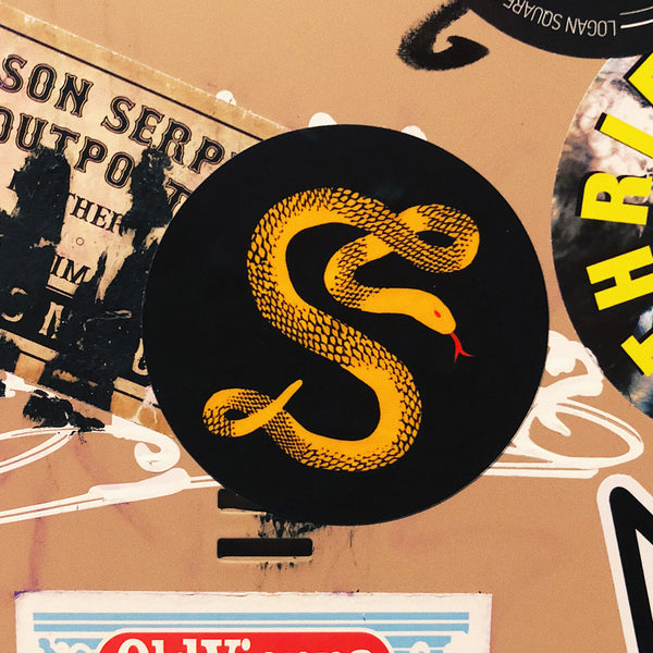 Tyler Gross x Snake Bite Black Sticker